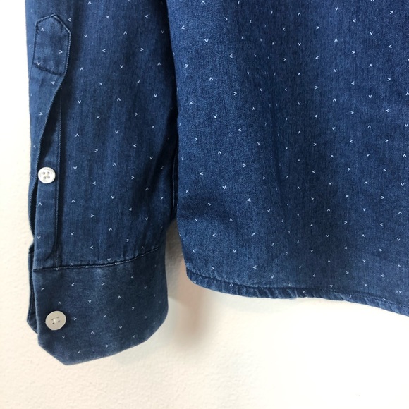 Adolfo Dominguez L/S Cotton Button Down Shirt 8.5 - Picture 5 of 7